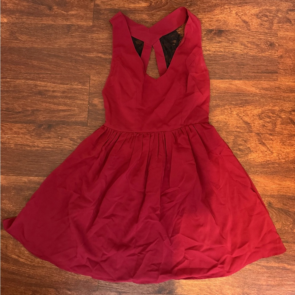 Tobi Red Sleeveless Dress